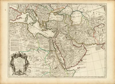 1701 Guillaume Delisle mappa dell