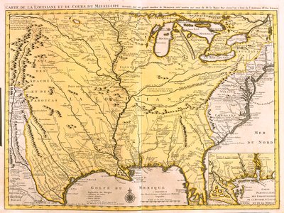 Montana, North Dakota, Minnesota, Wisconsin, Michigan, New York, Wyoming, South Dakota, Nebraska, Iowa, Illinois, Indiana, Ohio, Pennsylvania, Colorado, Kansas, Missouri, Kentucky, West Virginia, Oklahoma, Arkansas, Tennessee, Texas, Louisiana, Mississippi da Guillaume Delisle