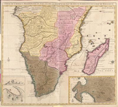 Sud Gabon, gran parte della Repubblica del Congo (escluso il nord), gran parte della Repubblica Democratica del Congo (escluso il nord), gran parte dell