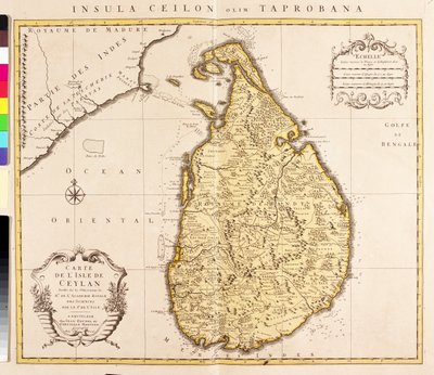 Sri Lanka da Guillaume Delisle