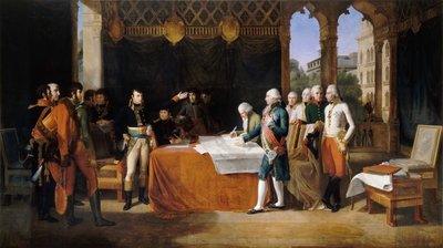 I preliminari di Leoben, 17 aprile 1797 da Guillaume Guillon Lethière