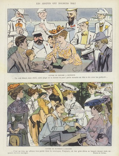 Illustrazione per Le Rire da Guillaume Le Barrois dOrgeval