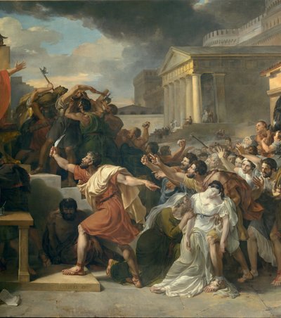(dettaglio) Morte di Virginia da Guillaume Lethiere