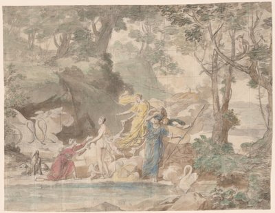 Il giudizio di Paride (recto) da Guillaume Lethiere