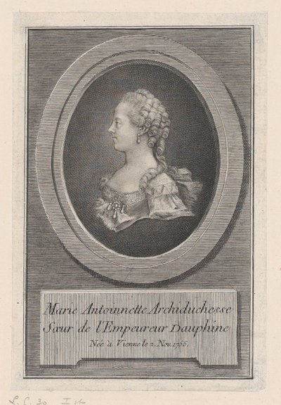 Maria Antonietta, Principessa, 1770 da Guillaume Phillipe Benoist