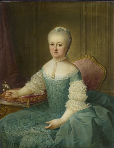 Ritratto di una signora della famiglia van de Poll, possibilmente Anna Maria Dedel, moglie di Jan van de Poll da Guillaume de Spinny