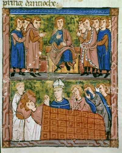 Consiglio dei Capi della Croce e Morte di Baudoin, Conte di Hainaut da Guillaume de Tyr