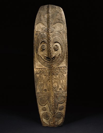 Scudo ovale East Sepik, Wogamusin o Fiume April da Guinean New