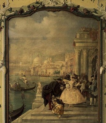 Signora Mascherata davanti alla Salute, Venezia da Guiseppe Ponga