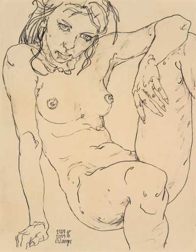 Nudo seduto, Notte fresca da Gunter Langer