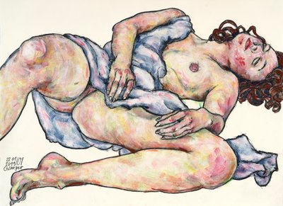 Nudo sdraiato, donna romana da Gunter Langer