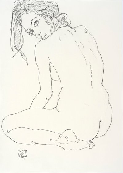 Nudo femminile, timida da Gunter Langer