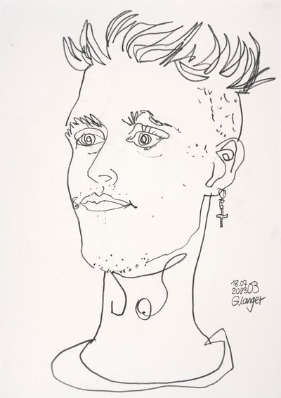 uomo orgoglioso da Gunter Langer