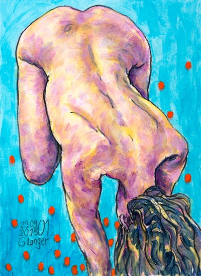 Nudo femminile, Perso nello spazio da Gunter Langer