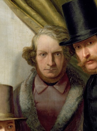 I membri del Club degli Artisti di Amburgo, 1840 (dettaglio) da Gunther Gensler