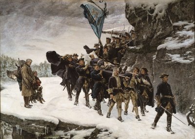 Ritorno del corpo del re Carlo XII di Svezia da Gustaf Cederström