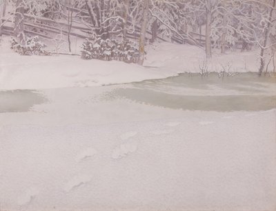 Neve appena caduta da Gustaf Fjæstad