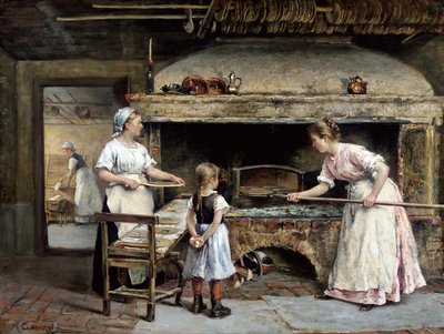 Dentro una panetteria da Gustaf Olaf Cederstrom