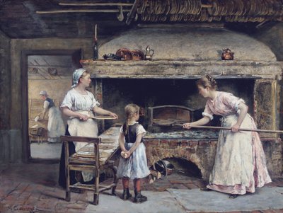 Dentro una panetteria da Gustaf Olaf Cederstrom