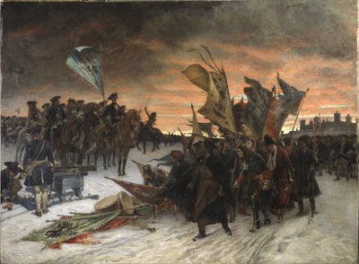 La battaglia di Narva (1700) da Gustaf Olaf Cederstrom