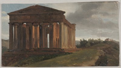 Un tempio ad Agrigento, Sicilia da Gustaf Soderberg