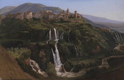 Veduta di Tivoli in Italia da Gustaf Wilhelm Palm