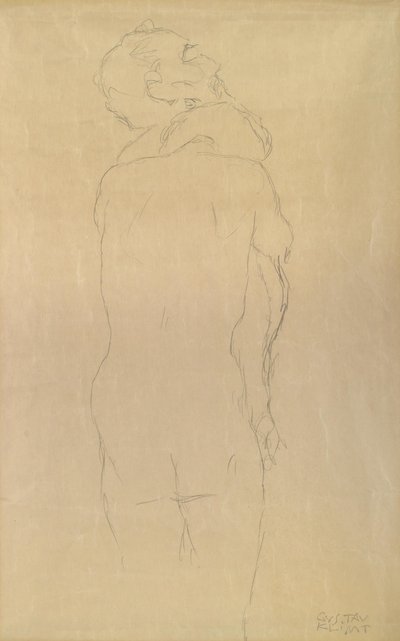 Adamo ed Eva studio da Gustav Klimt