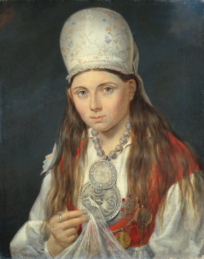 Ragazza Estone da Gustav Adolf Hippius