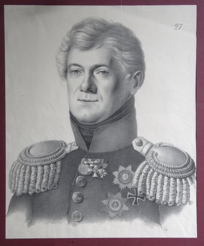 Ritratto del Principe Dmitriy Vladimirovich Golitsyn 1771-1844, 1820s da Gustav Adolf Hippius