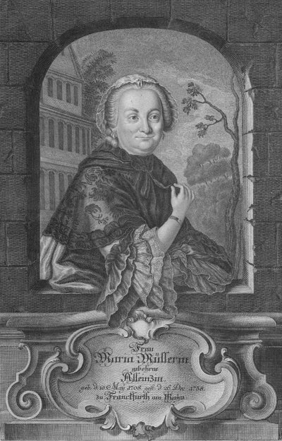 Frau Maria Mullerin, 1759 da Gustav Andreas Wolfgang