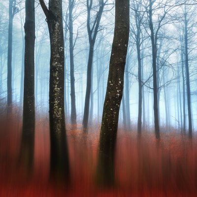 Il sogno della foresta nebbiosa da Gustav Davidsson