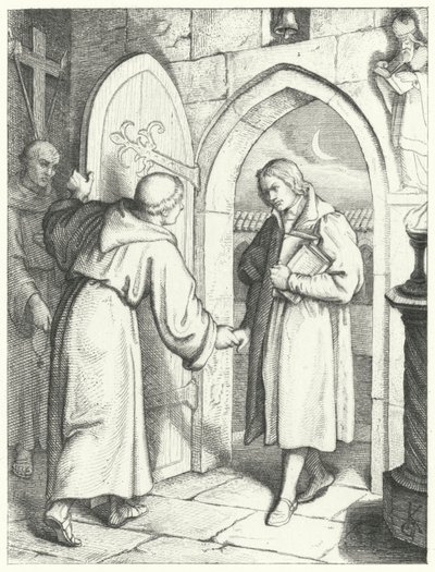 Martin Lutero entra nel Monastero di Sant