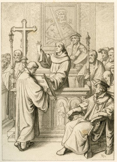 Martin Lutero è dottorato alla Sacra Bibbia da Gustav Ferdinand Leopold Konig