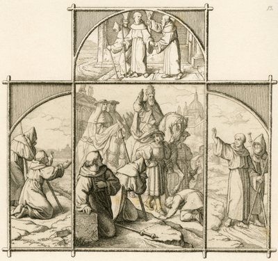 Il viaggio di Martin Lutero a Roma 1510. Era felice di vedere Roma ma inorridito dalla magnificenza e dalla depravazione da Gustav Ferdinand Leopold Konig