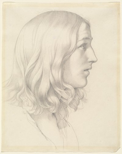 Testa di un giovane uomo da Gustav Heinrich Naeke