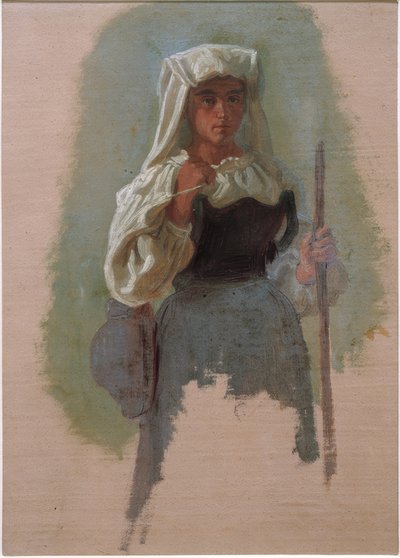 Italiana con bastone da Gustav Jakob Canton