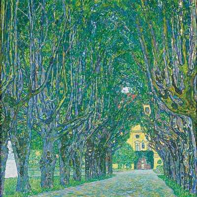 Viale del parco di Schloss Kammer da Gustav Klimt