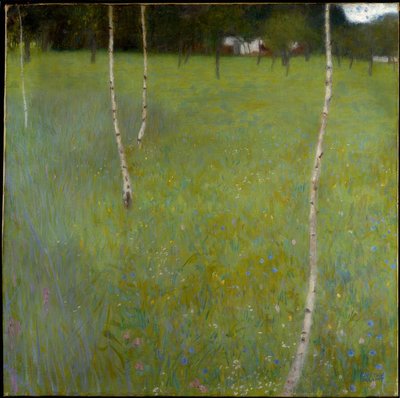 Casa colonica con betulle (Giovani betulle) da Gustav Klimt