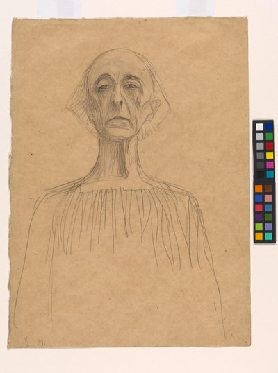 Ritratto a busto di un uomo da Gustav Klimt