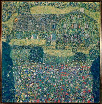 Casa di campagna sul lago Attersee (Landhaus am Attersee), Alta Austria da Gustav Klimt