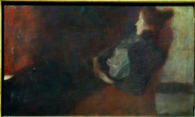 Signora al caminetto da Gustav Klimt