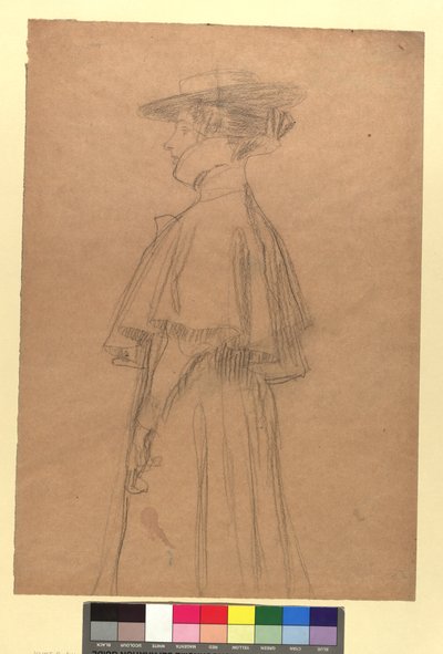 Dame mit Hut und Mantel da Gustav Klimt