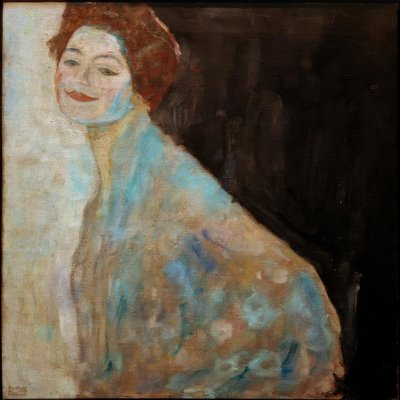 Ritratto di donna in bianco da Gustav Klimt
