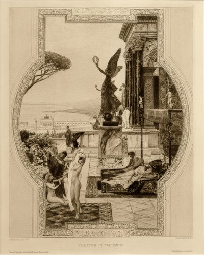 Il teatro antico di Taormina da Gustav Klimt