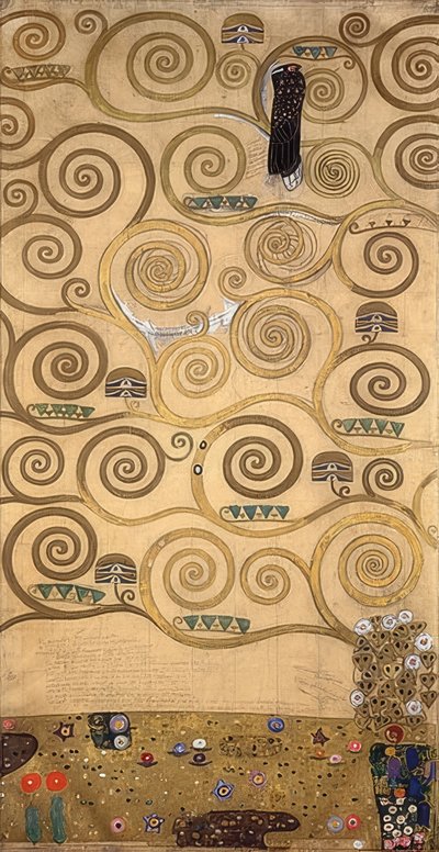 Bozzetto per il fregio Stoclet. (dettaglio). 1905/09 da Gustav Klimt