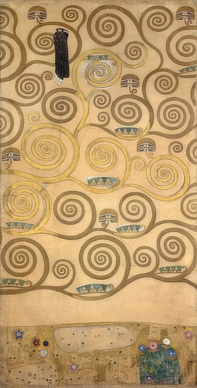 Bozzetto per il fregio Stoclet. (dettaglio). 1905/09 da Gustav Klimt