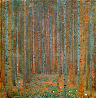 Foresta di abeti I da Gustav Klimt