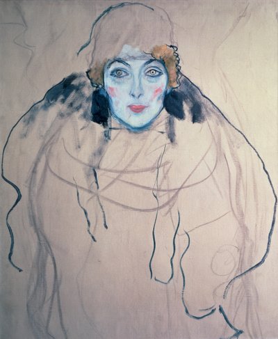 Testa di una donna, 1917 da Gustav Klimt