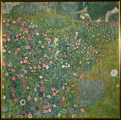 Paesaggio giardino italiano da Gustav Klimt