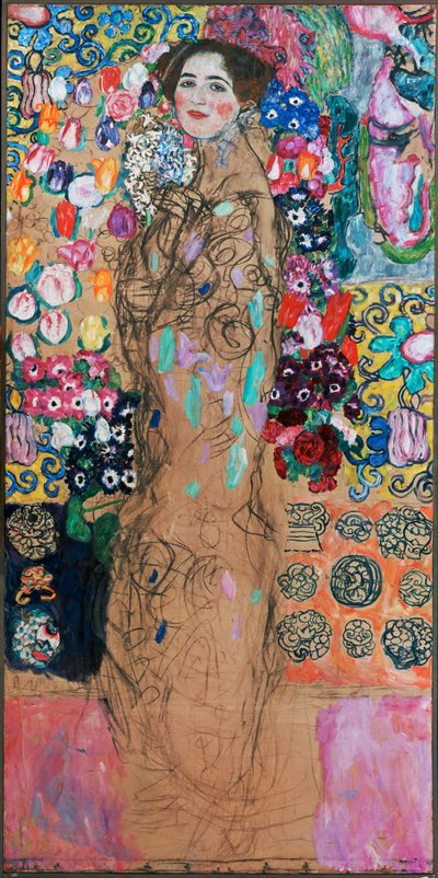Signora con ventaglio da Gustav Klimt